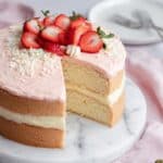 Strawberry Cheesecake Cake Recipe