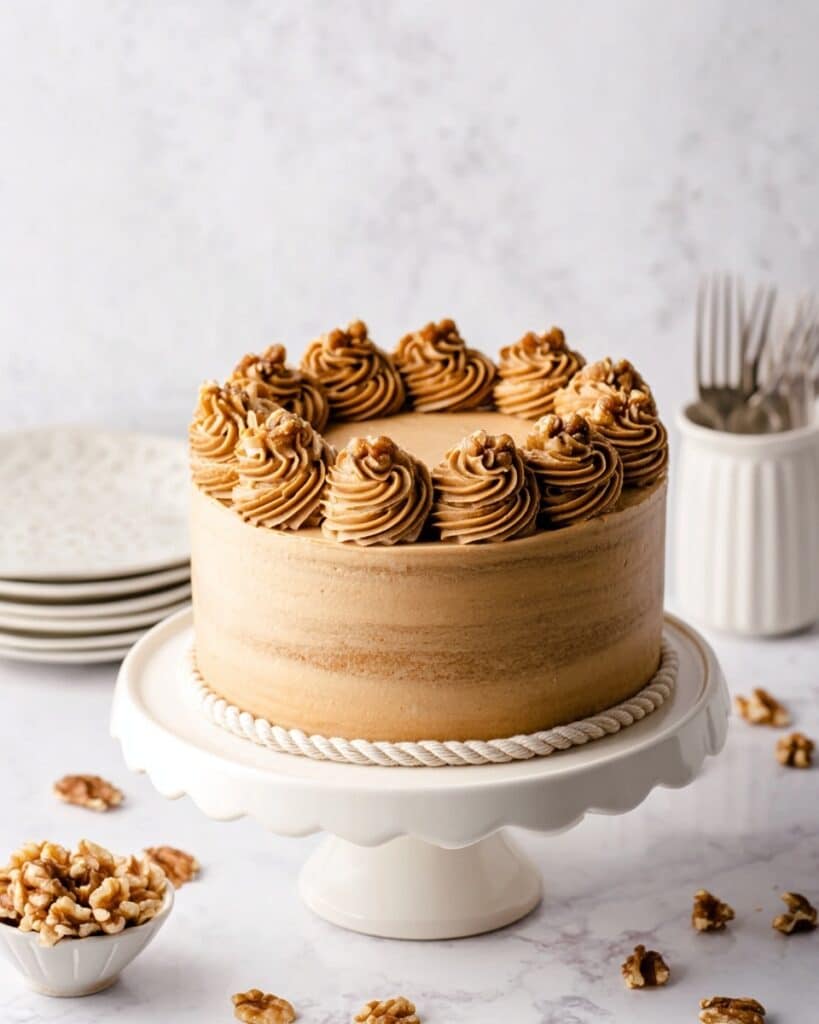Coffee and Walnut Cake Recipe