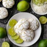 Coconut Key Lime Crinkle Cookies Recipe