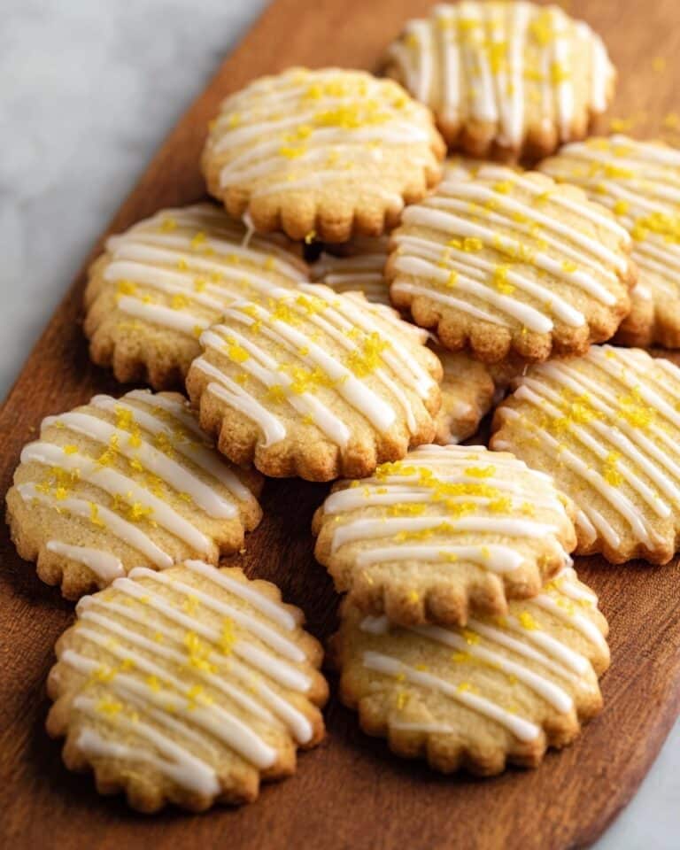 Lemon Shortbread Cookies Recipe