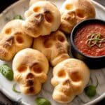 Cheesy Halloween Pizza Skulls Recipe