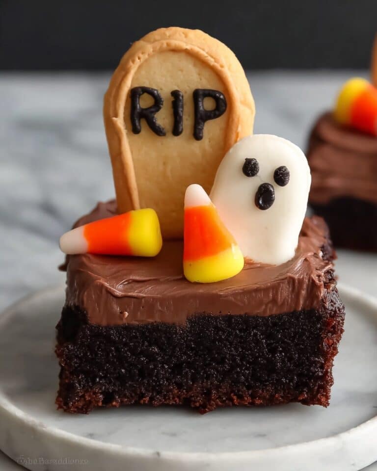 Haunted Graveyard Brownies Recipe