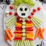 Skeleton Veggie Tray Recipe