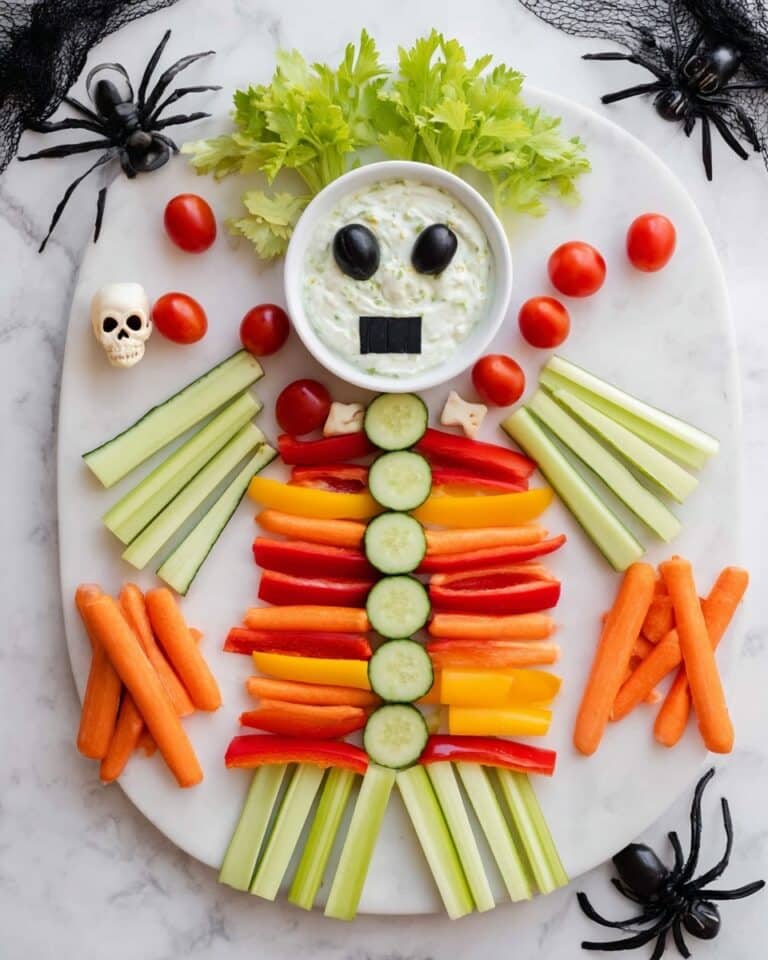 Skeleton Veggie Tray Recipe