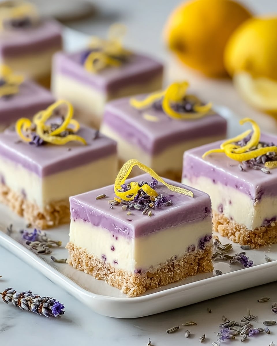 Lavender Lemon Cream Bars Recipe