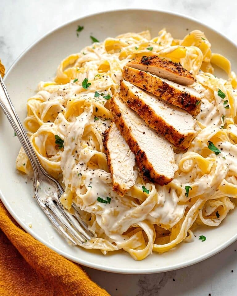 Fettuccine Alfredo with Chicken Recipe