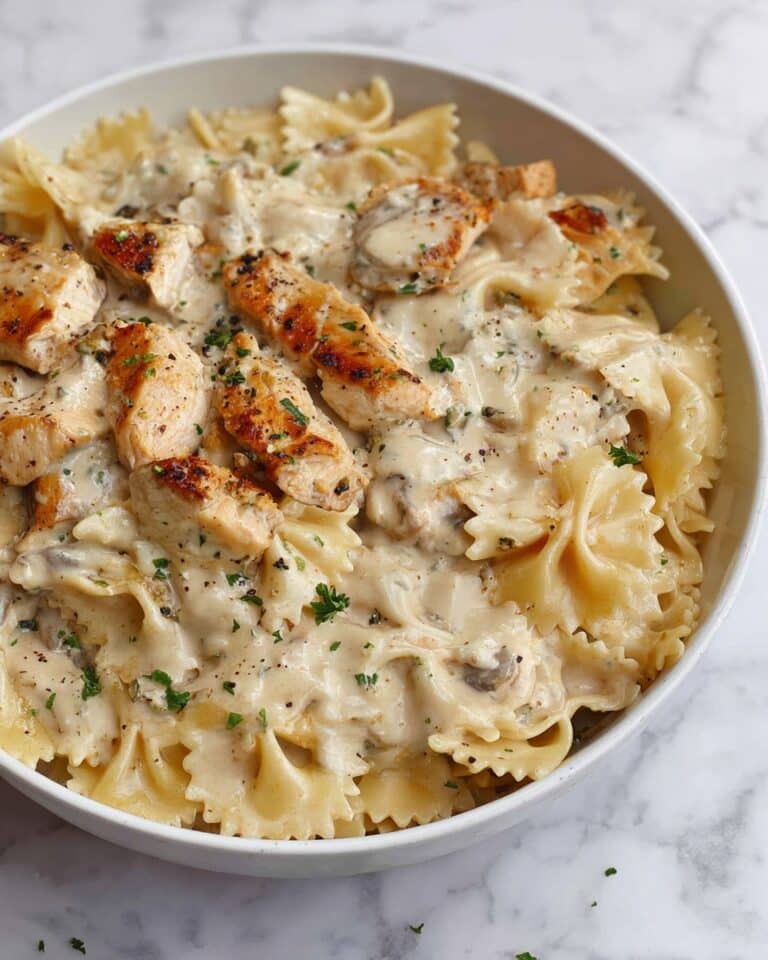 Chicken Garlic Parmesan Pasta Recipe