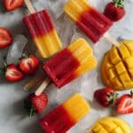 Strawberry Mango Popsicles Recipe