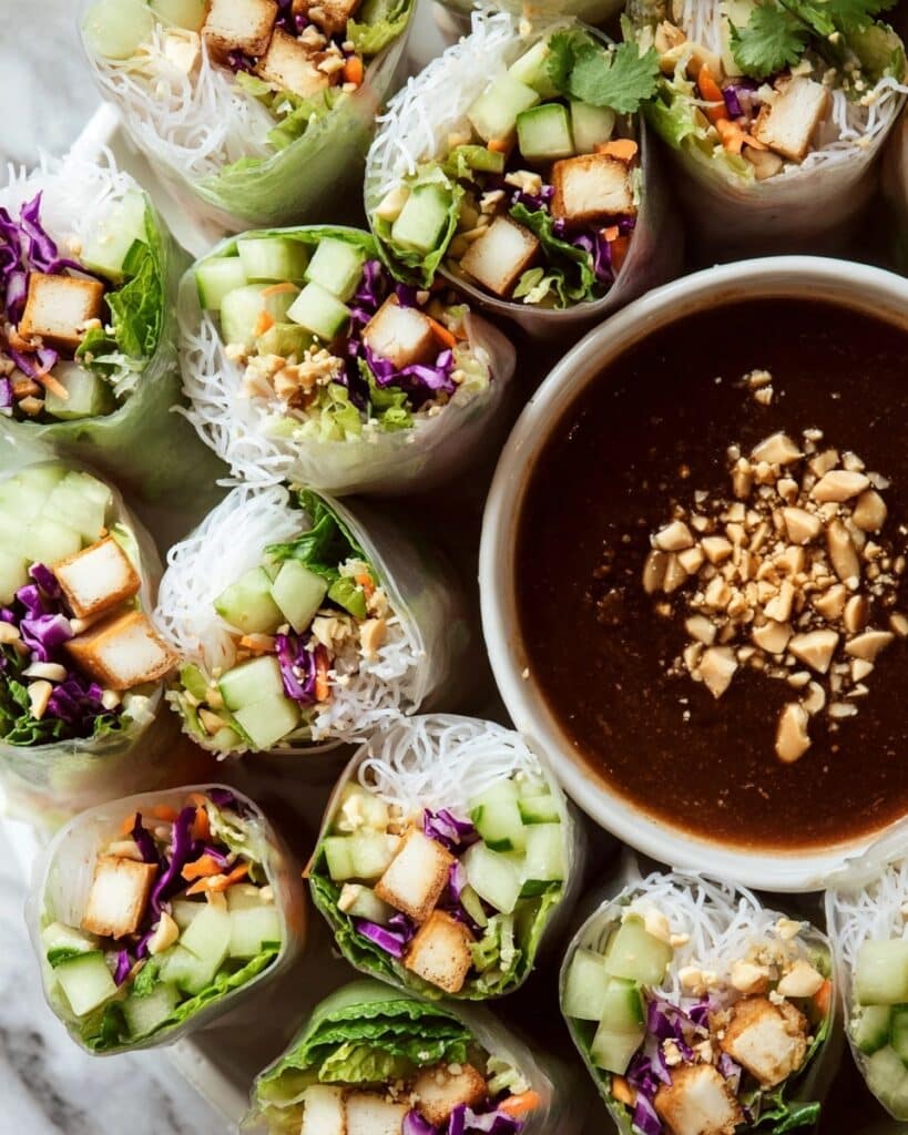 Vegan Summer Rolls with Hoisin Tofu Recipe