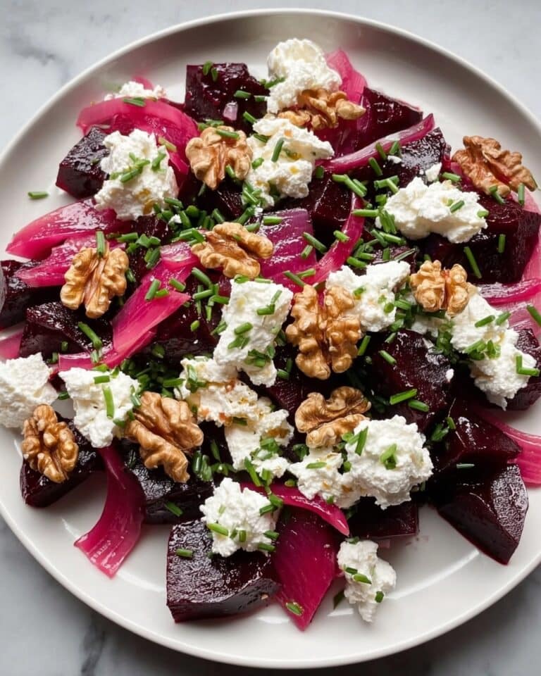 Easy Beet Salad with Feta and Walnuts Recipe