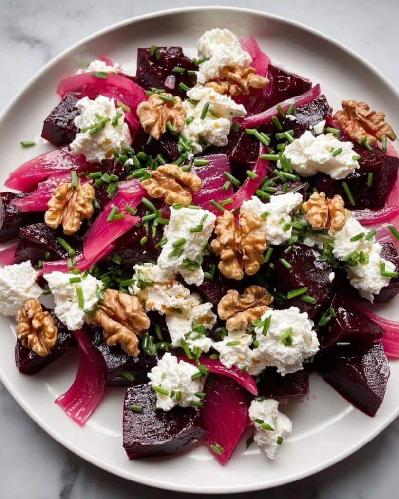 Easy Beet Salad with Feta and Walnuts Recipe