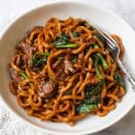 Easy 20-Minute Black Pepper Beef Udon Recipe