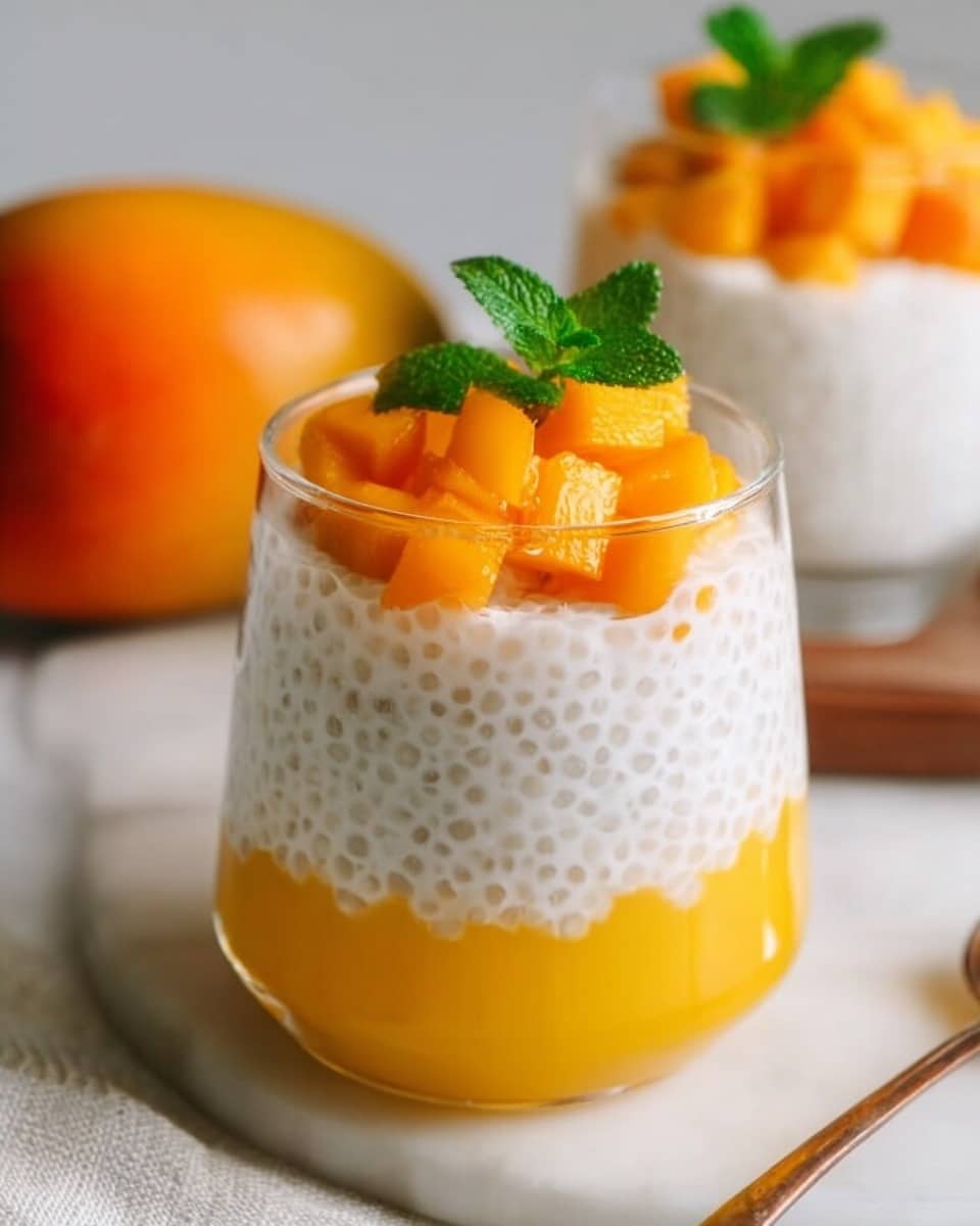 Quick & Easy 4-Ingredient Mango Sago Recipe