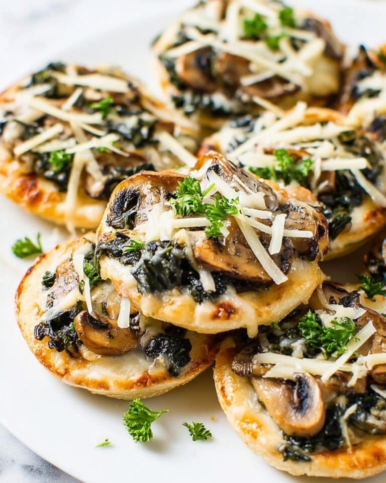Mushroom Spinach Puffs Recipe