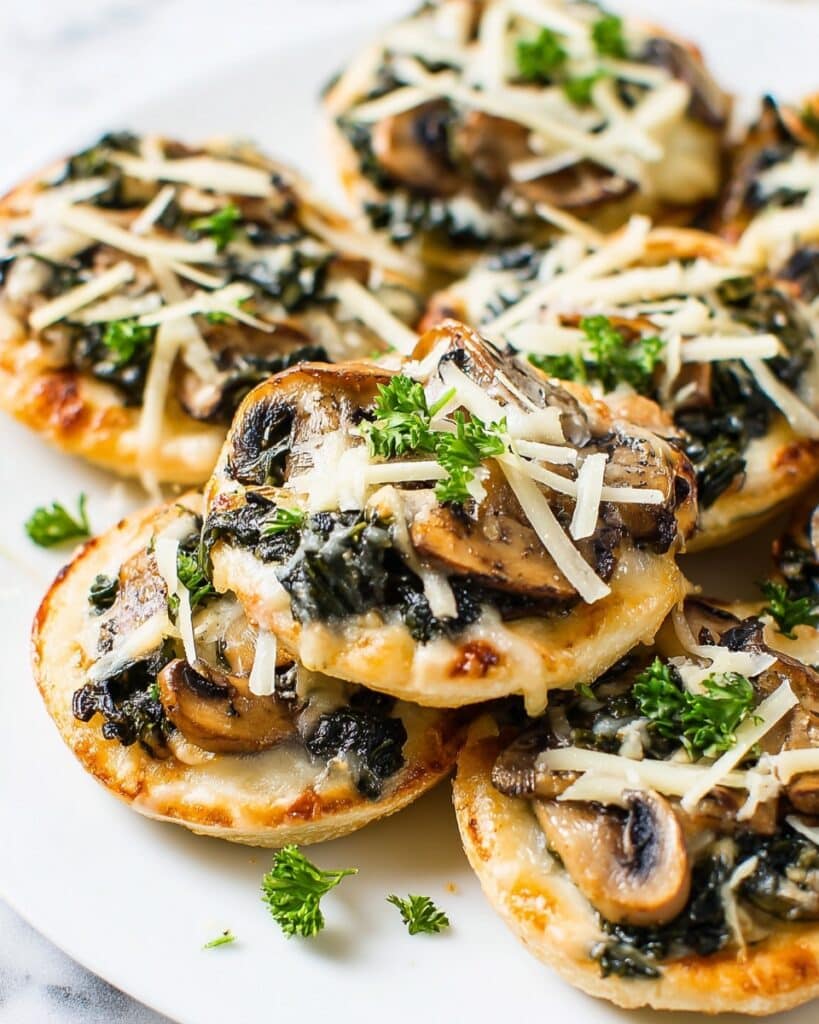 Mushroom Spinach Puffs Recipe