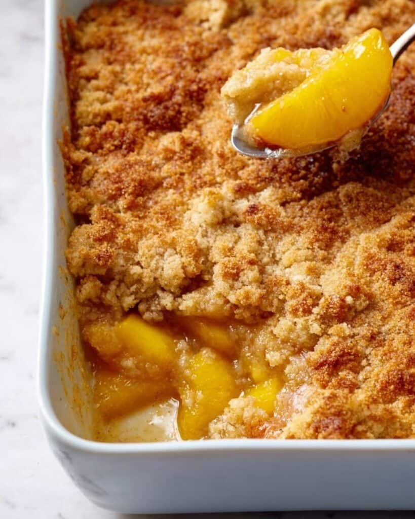 Easy Peach Cobbler Recipe
