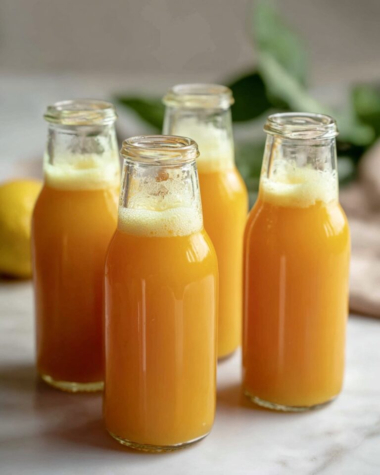 5 Minute Homemade Immunity Shots with Ginger Citrus Recipe