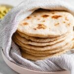 Homemade Whole Wheat Pita Bread with Sourdough or Yeast Recipe