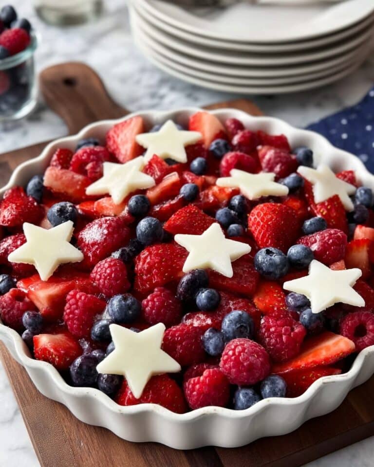 Red, White and Blue Fruit Salad Recipe