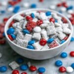 Red White & Blue Puppy Chow Recipe