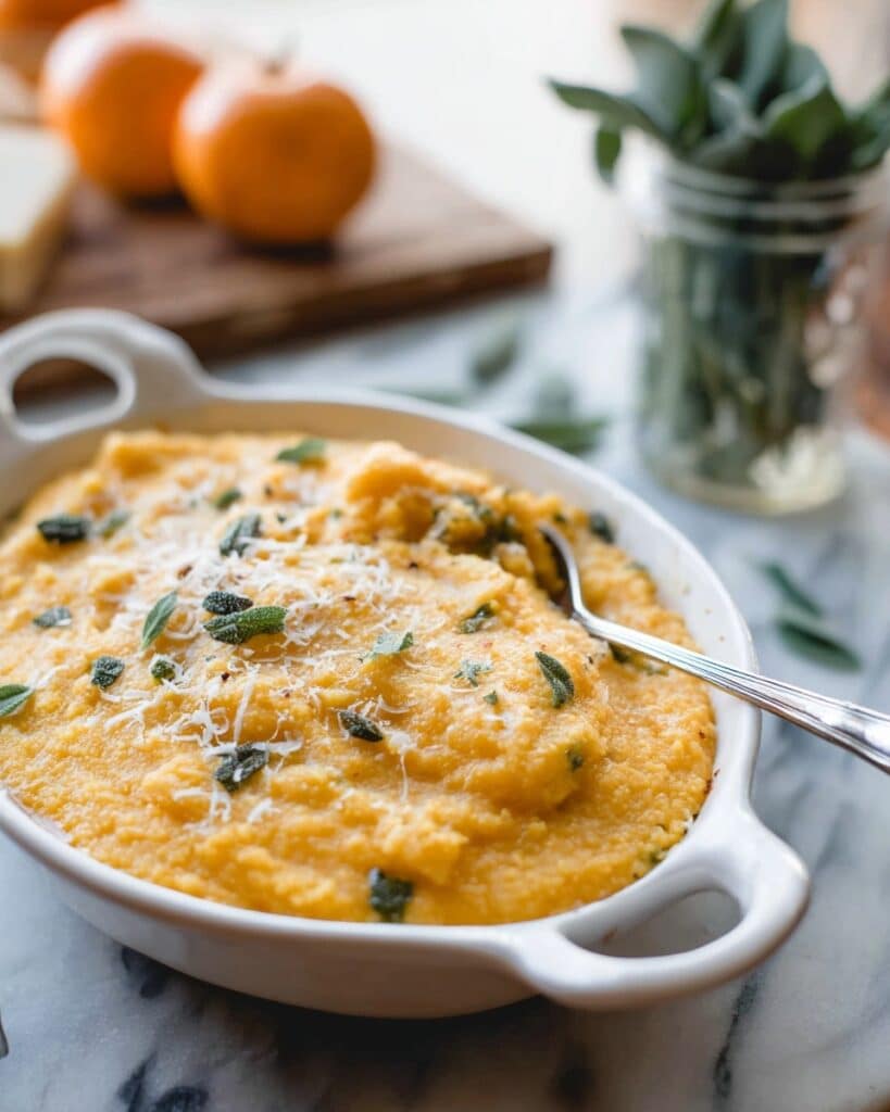 Pumpkin Sage Polenta Recipe