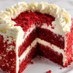 Red Velvet Cake with Cream Cheese Frosting Recipe