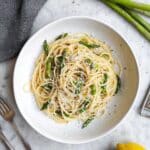Lemon Garlic Scape Pasta Recipe