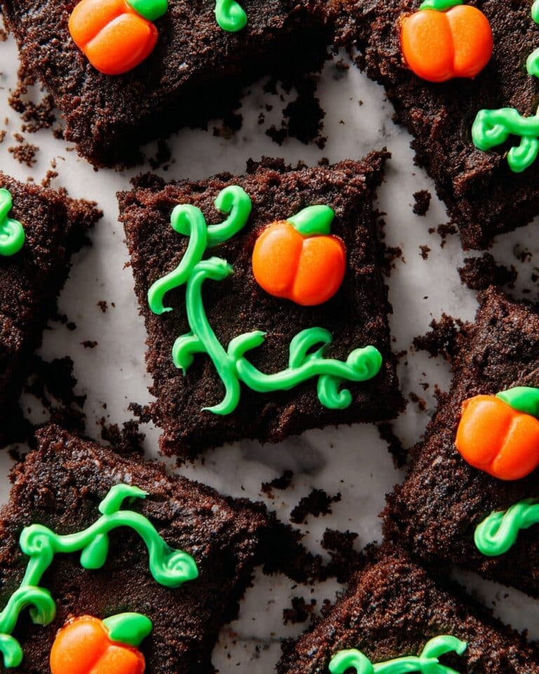 Pumpkin Patch Brownies Recipe