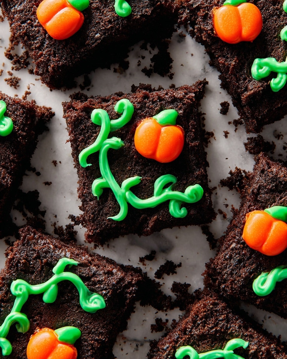 Pumpkin Patch Brownies Recipe