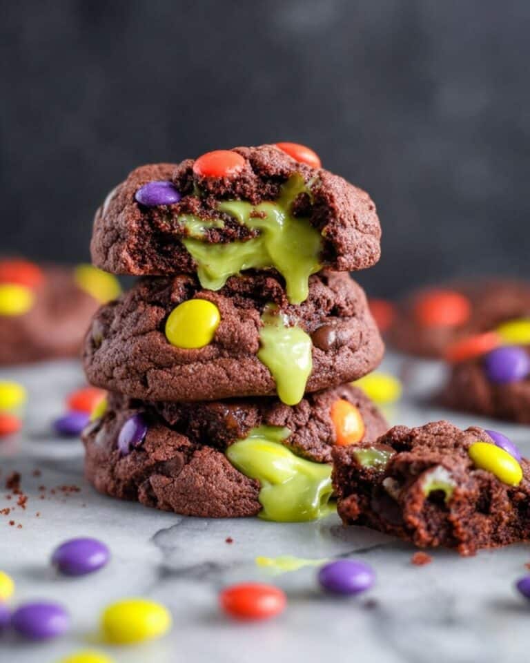 Slime Filled Halloween Cookies Recipe