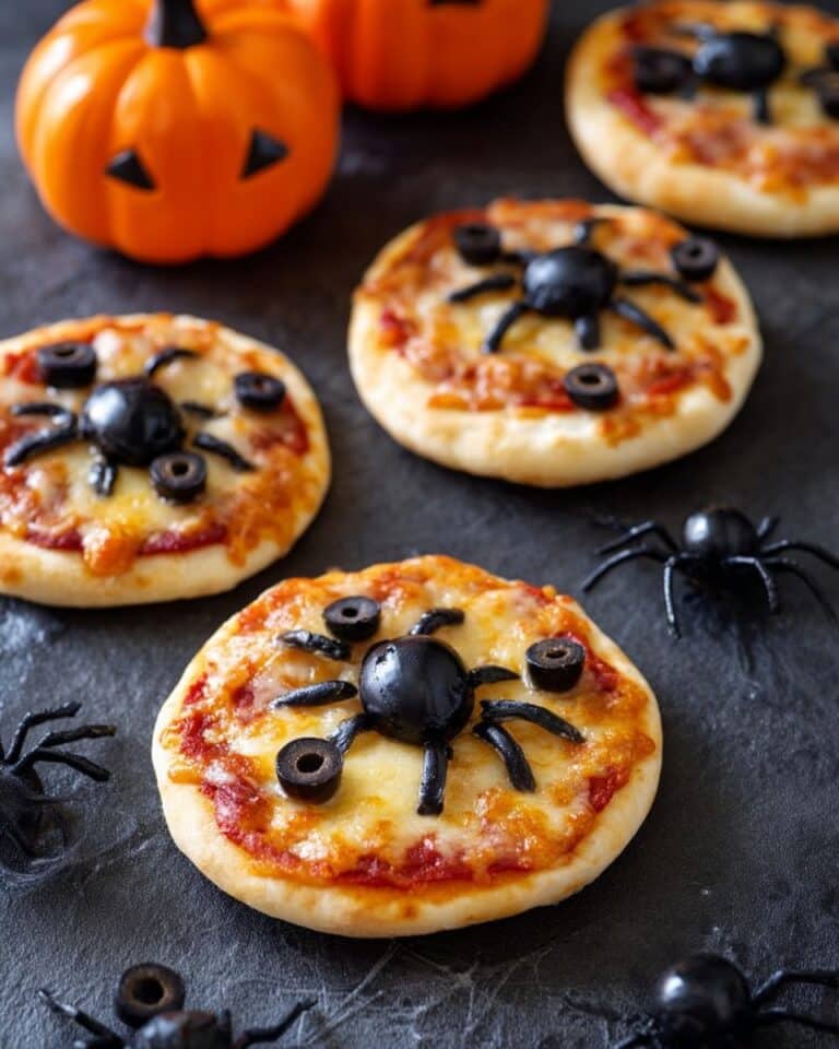 Mini Spider Pizzas Recipe