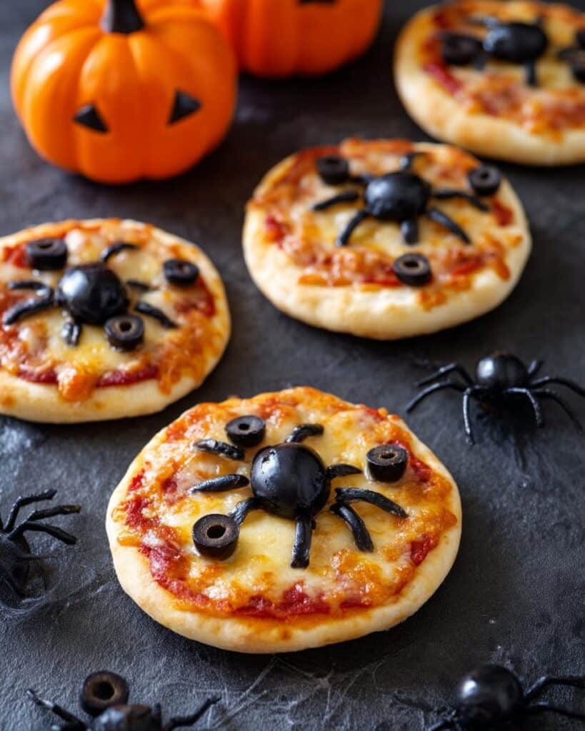 Mini Spider Pizzas Recipe