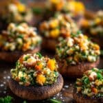 Spinach and Feta Stuffed Mushrooms Recipe