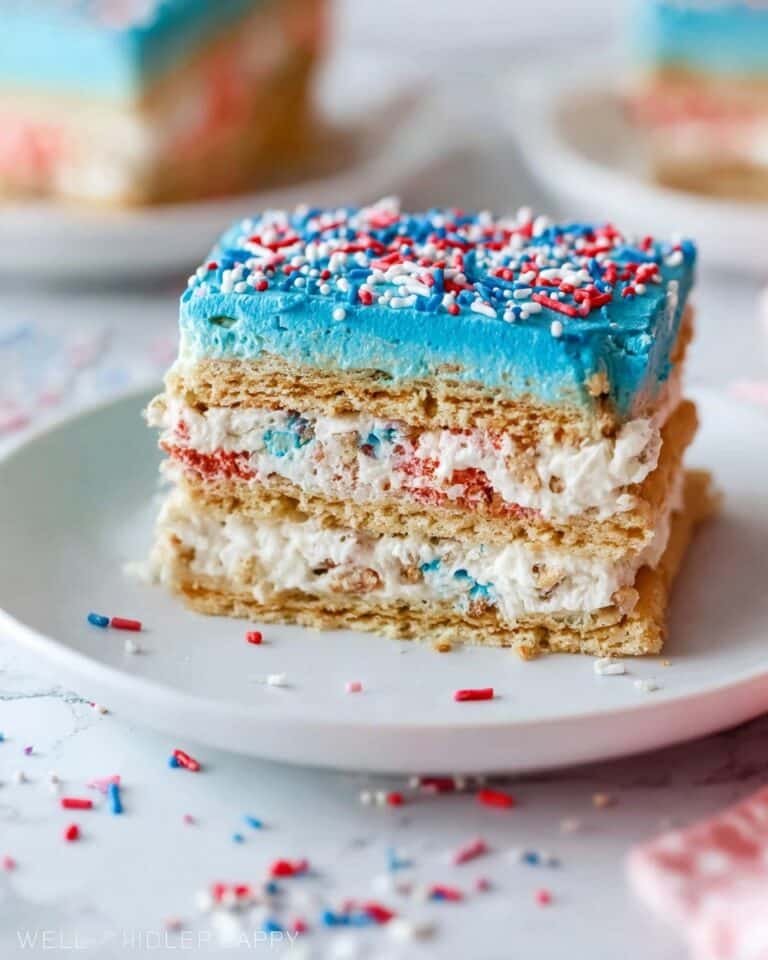No-Bake 4th of July Icebox Cake Recipe