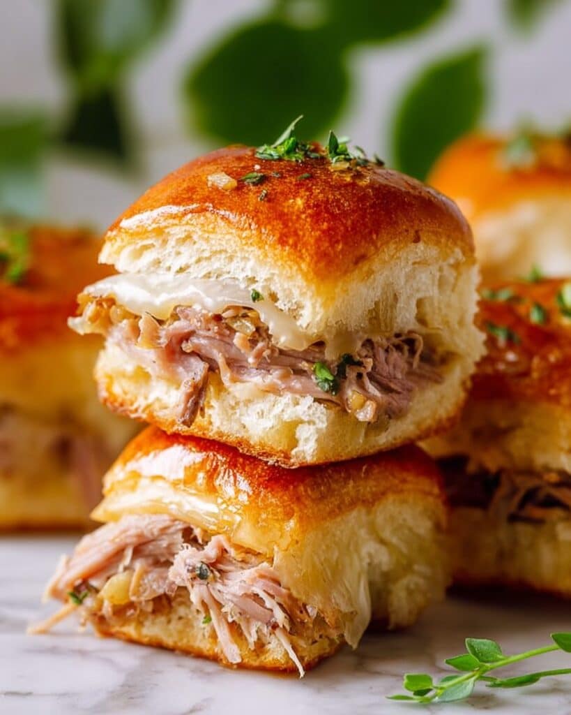 Easy French Dip Sliders Recipe