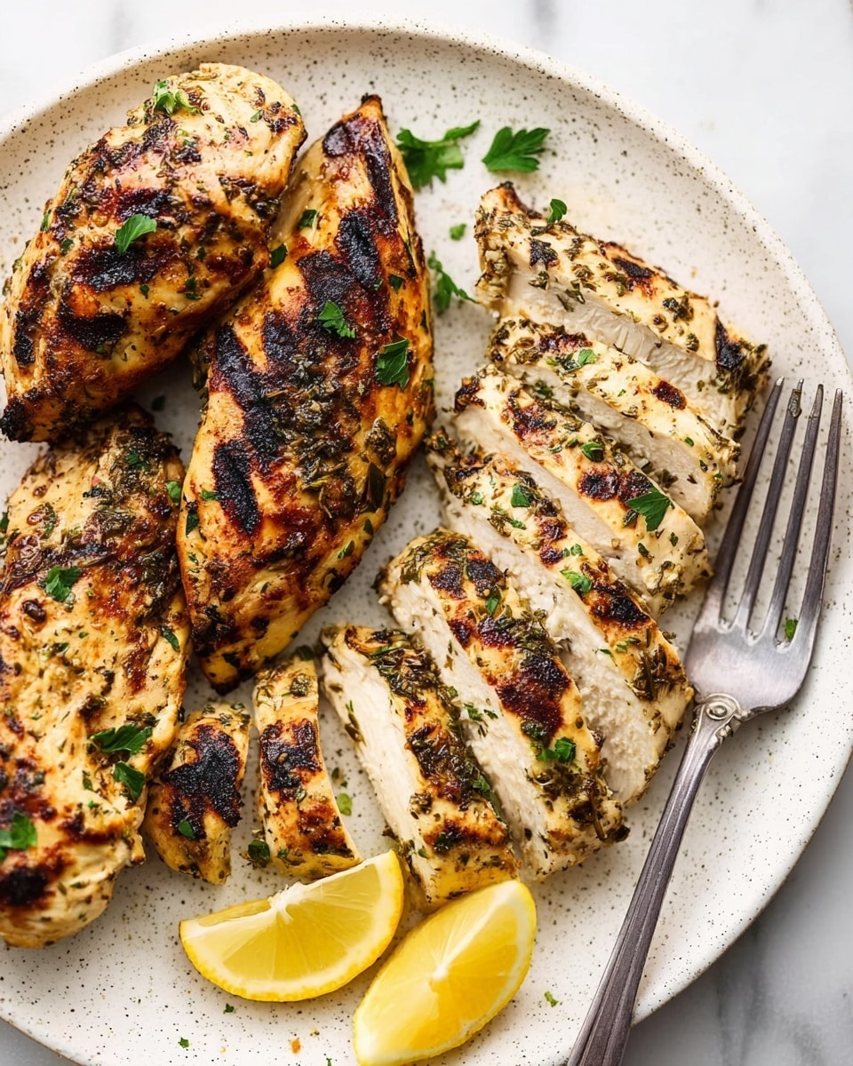 Lemon Herb Marinated Grilled Chicken Recipe