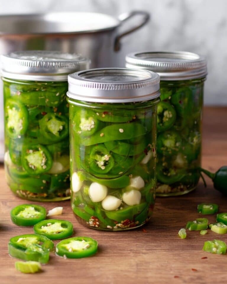 Crunchy & Sweet Refrigerator Pickled Jalapeños Recipe