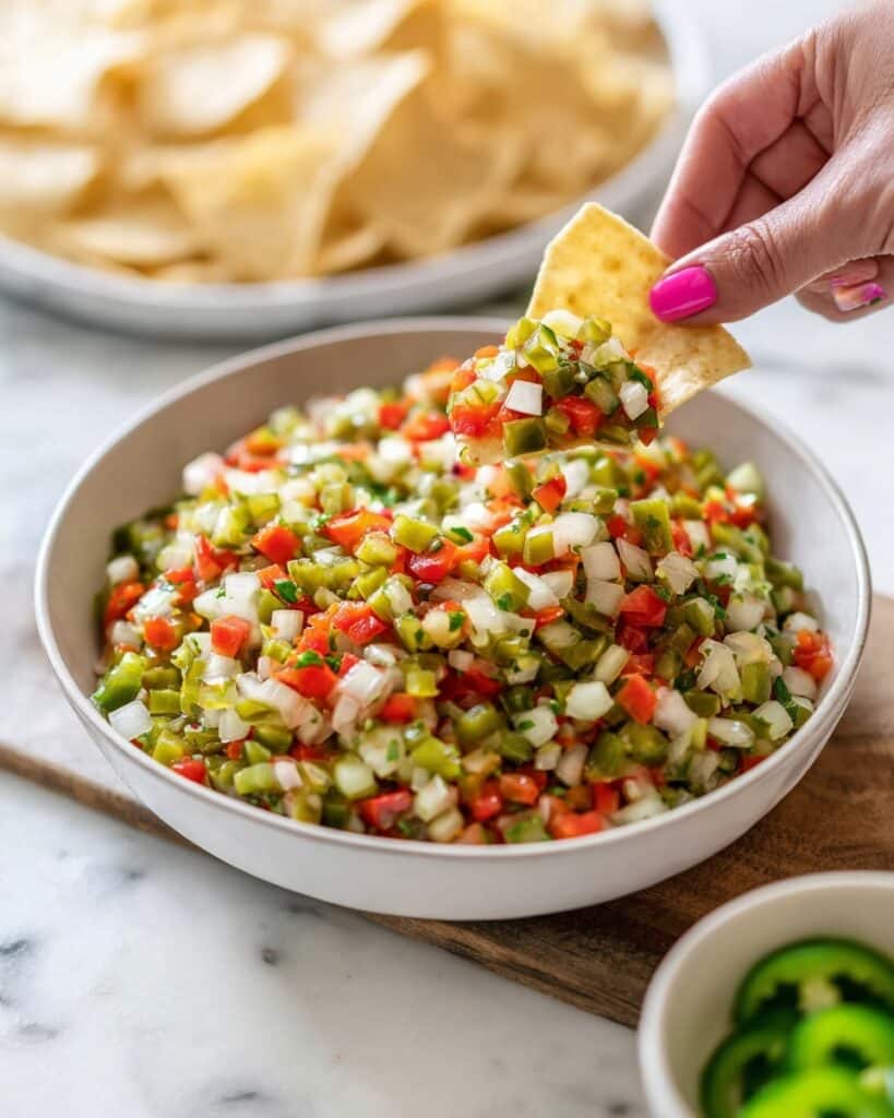 Pickle de Gallo (Pickle Salsa) Recipe