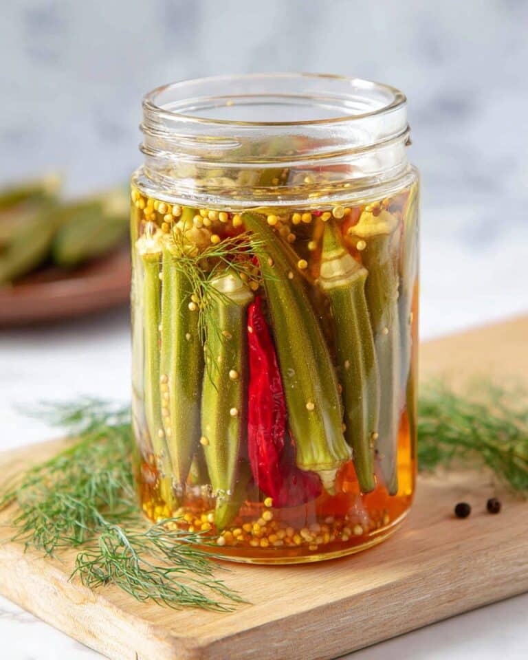 Refrigerator Pickled Okra Recipe