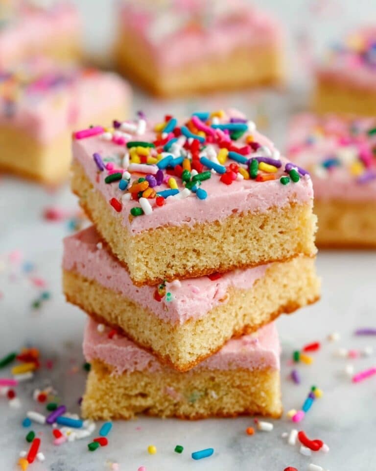 Sugar Cookie Bars with Vanilla and Almond Frosting Recipe