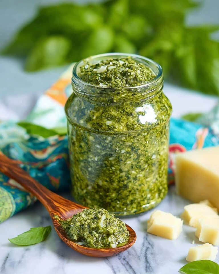 Homemade Basil Pesto Recipe