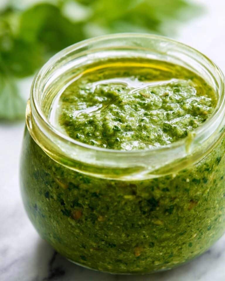 Homemade Basil Pesto Recipe