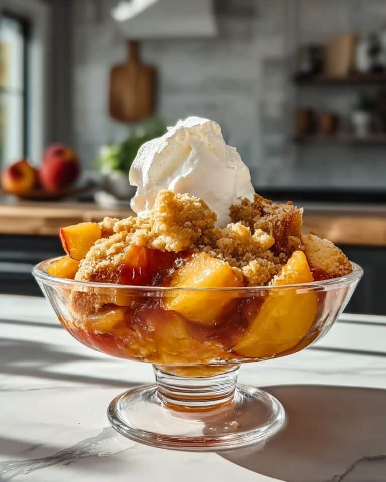 Easy Homemade Peach Cobbler Recipe