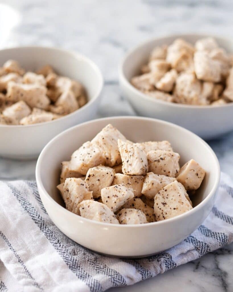 Instant Pot Diced Chicken for 3-in-1 Meals Recipe