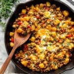 Mexican Ground Beef and Potato Skillet Recipe