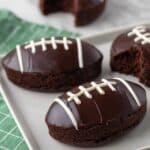 Fudgy Football Brownies Recipe