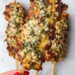 Garlic Parmesan Chicken Skewers Recipe