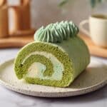 Matcha Swiss Roll Cake Recipe