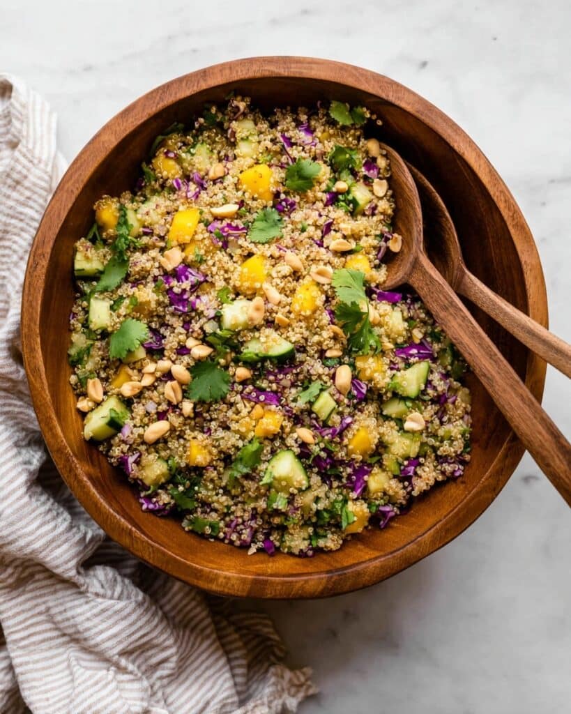 Thai Peanut Quinoa Salad Recipe