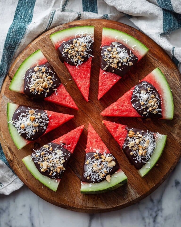 Chocolate Dipped Watermelon: The Ultimate Summertime Treat Recipe